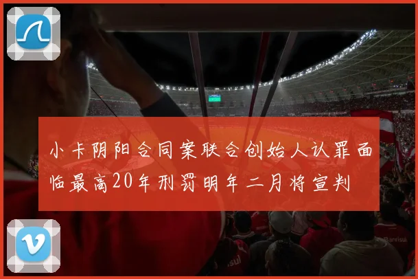 小卡阴阳合同案联合创始人认罪面临最高20年刑罚明年二月将宣判